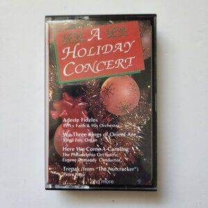 A Holiday Concert Cassette Tape Percy Faith & The Philadelphia Orchestra Sony Mu